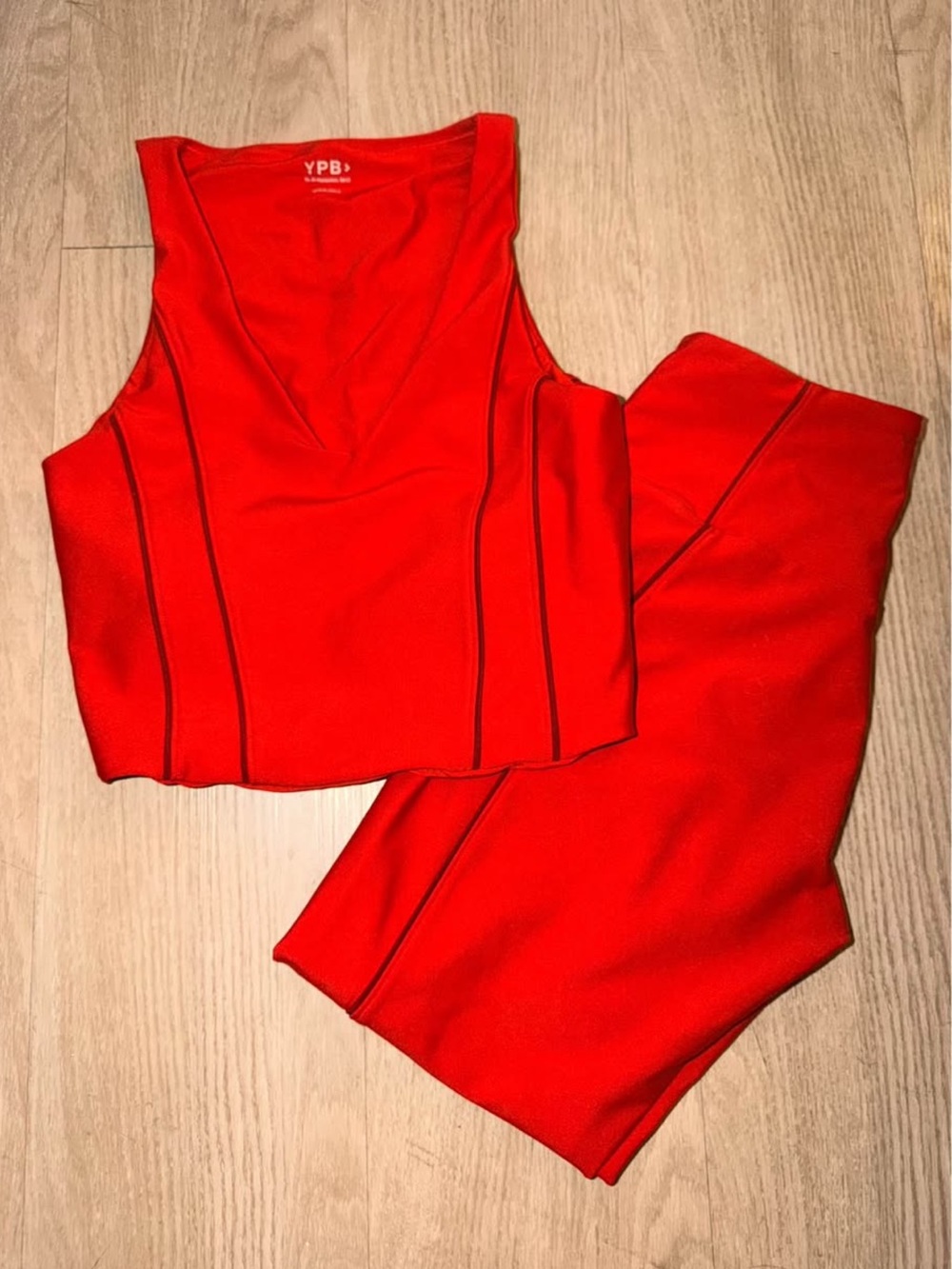 Abercrombie & Fitch YPB Set in Cranberry (Red) - Size Medium